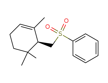 1-[((S)-2,6,6-trimethylcyclohex-2-enyl)methylsulfonyl]benzene