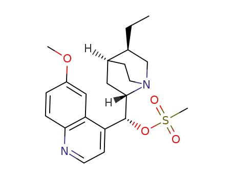 Molecular Structure of 889449-48-3 (9-mesyloxydihydroquinine)