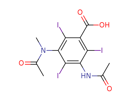 Benzoic acid,3-(acetylamino)-5-(acetylmethylamino)-2,4,6-triiodo-
