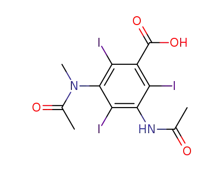 Molecular Structure of 1949-45-7 (Metrizoic acid)