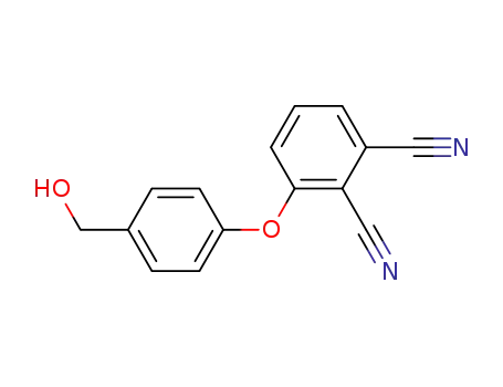 Molecular Structure of 649553-08-2 (3-(4-(hydroxymethyl)phenoxy)phthalonitrile)