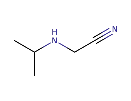 Molecular Structure of 16728-80-6 (2-(ISOPROPYLAMINO)ACETONITRILE)