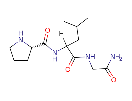 Molecular Structure of 39705-60-7 ((D-LEU2)-MELANOCYTE-STIMULATING HORMONE-RELEASE INHIBITING FACTOR)
