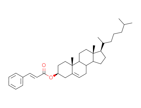 Cholest-5-en-3-ol (3b)-, 3-(3-phenyl-2-propenoate)