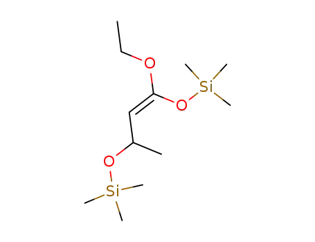 Molecular Structure of 113791-25-6 (1,3-bis<(trimethylsilyl)oxy>-1-ethoxy-butene)
