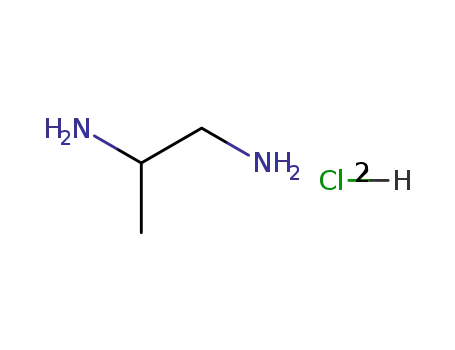 Molecular Structure of 19777-66-3 ((S)-(-)-1,2-Diaminopropane dihydrochloride)