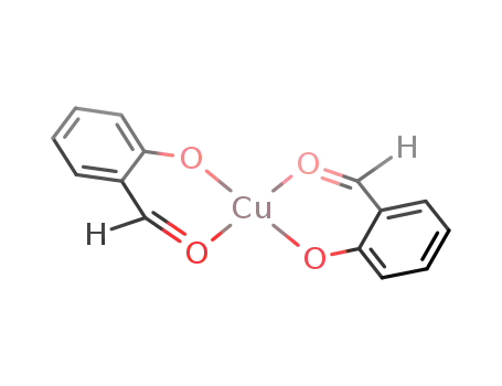 Molecular Structure of 14523-25-2 (Copper, bis[2-(hydroxy-kO)benzaldehydato-kO]-)