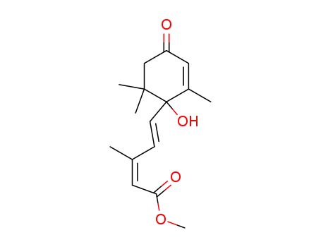 Molecular Structure of 6901-96-8 (ABSCISIC ACID METHYLESTER)