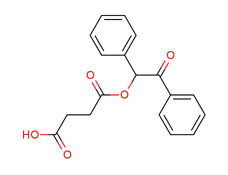 Molecular Structure of 24248-42-8 (Butanedioic acid, mono(2-oxo-1,2-diphenylethyl) ester)