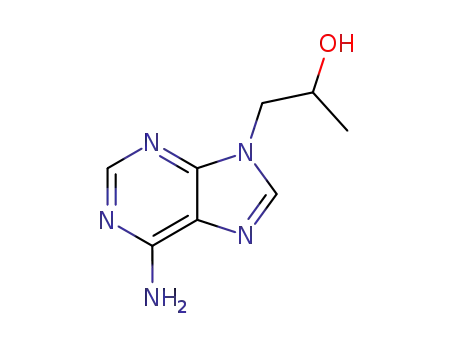 Molecular Structure of 14047-26-8 (9H-Purine-9-ethanol, 6-amino-a-methyl-)