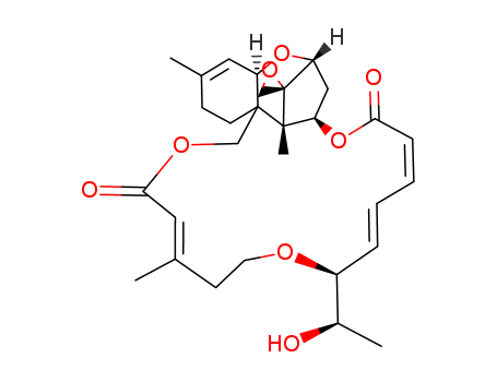 Verrucarin A,2',3'-didehydro-7'-deoxo-2'-deoxy-7'-[(1S)-1-hydroxyethyl]-, (2'E,7'S)-