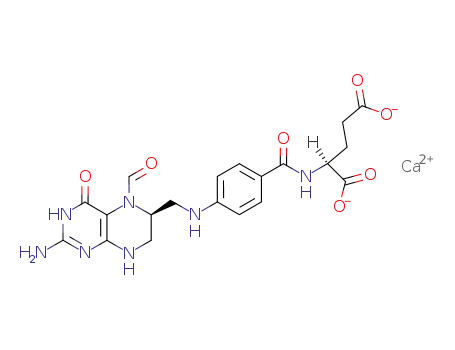Molecular Structure of 80433-71-2 (Calcium levofolinate)