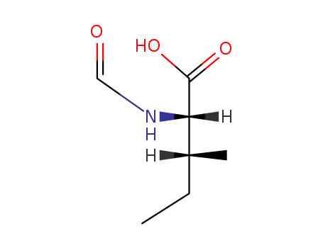 Molecular Structure of 4101-35-3 (<i>N</i>-formyl-DL-alloisoleucine)