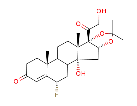 (4aR,6aS,6bS,9aR,10aR,12S)-12-Fluoro-10a-hydroxy-6b-(2-hydroxy-acetyl)-4a,6a,8,8-tetramethyl-3,4,4a,4b,5,6,6a,6b,9a,10,10a,10b,11,12-tetradecahydro-7,9-dioxa-pentaleno[2,1-a]phenanthren-2-one