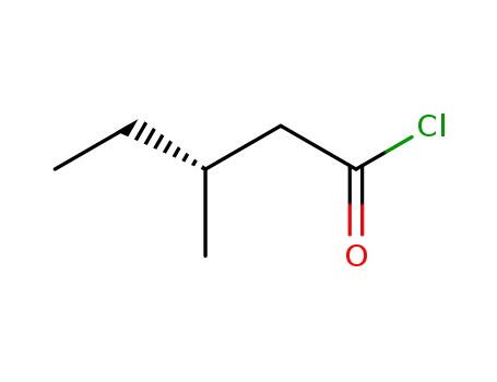 Molecular Structure of 287734-99-0 ((R)-(-)-3-methylpentanoic acid chloride)
