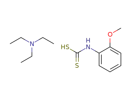 (2-methoxy-phenyl)-dithiocarbamic acid ; compound with triethylamine