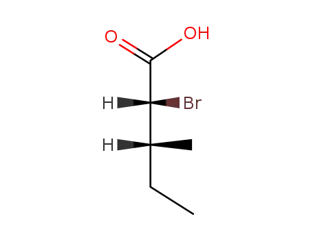 Molecular Structure of 94318-70-4 ((2R,3R)-2-bromo-3-methylpentanoic acid)