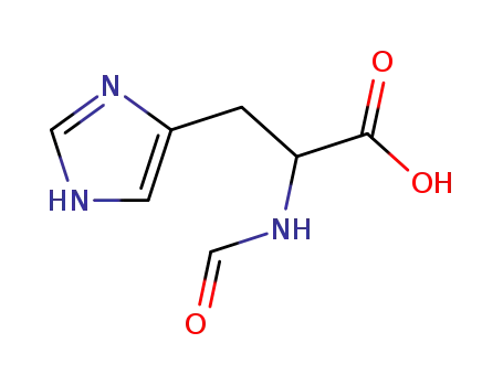 Molecular Structure of 15191-21-6 (N-FORMYL-L-HISTIDINE)