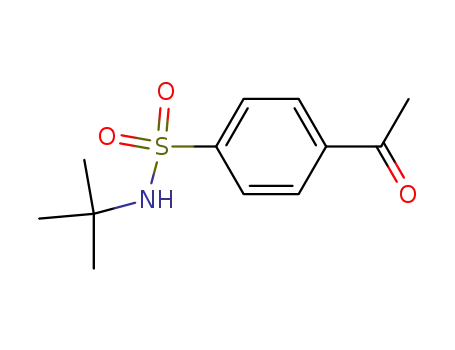 Benzenesulfonamide, 4-acetyl-N-(1,1-dimethylethyl)-