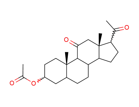 11,20-Dioxopregnan-3α-ol acetate