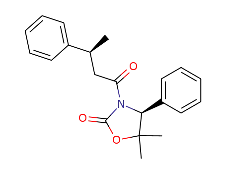 2-Oxazolidinone, 5,5-dimethyl-3-[(3S)-1-oxo-3-phenylbutyl]-4-phenyl-,
(4S)-