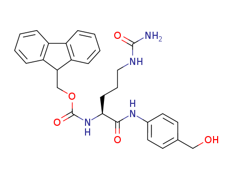(S)-(9H-fluoren-9-yl)methyl (1-((4-(hydroxymethyl)phenyl)amino)-1-oxo-5-ureidopentan-2-yl)carbamate