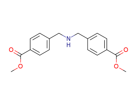 Molecular Structure of 150630-10-7 (Benzoic acid, 4,4'-[iminobis(methylene)]bis-, dimethyl ester)