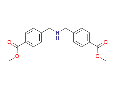 Molecular Structure of 150630-10-7 (Benzoic acid, 4,4'-[iminobis(methylene)]bis-, dimethyl ester)