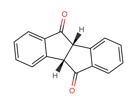 Molecular Structure of 16293-80-4 ((4bS,9bS)-(+)-cis-4b,5,9b,10-tetrahydroindeno<2,1-a>indene-5,10-dione)