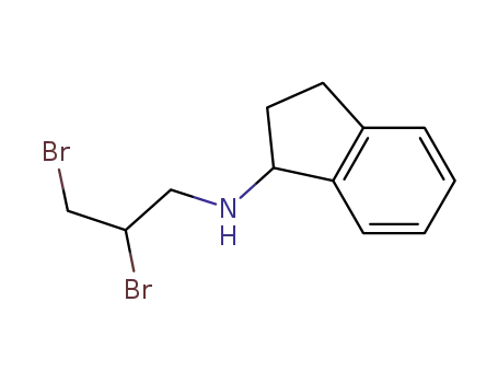 Molecular Structure of 1166392-46-6 (N-(2,3 dibromopropyl)-1-aminoindan)