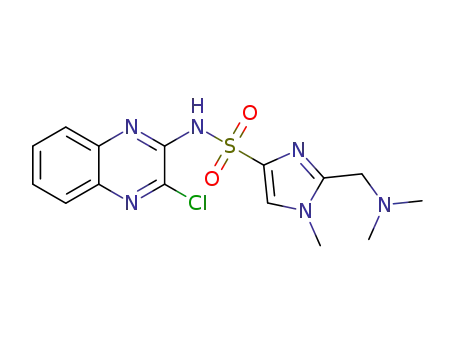 N-(3-chloroquinoxalin-2-yl)-2-[(dimethylamino)methyl]-1-methyl-1H-imidazol-4-sulfonamide
