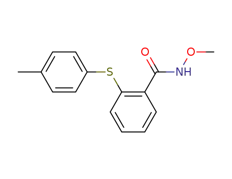N-Methoxy-2-p-tolylsulfanyl-benzamide
