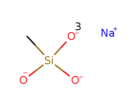 Molecular Structure of 1769-57-9 (Silanetriol, methyl-, trisodium salt)
