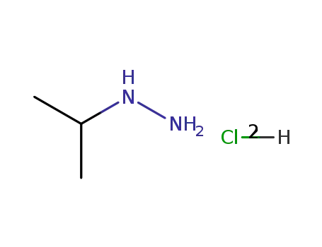 Molecular Structure of 16726-41-3 (Isopropylhydrazine hydrochloride)