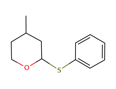 Molecular Structure of 906716-81-2 (4-methyl-2-(thiophenyl)tetrahydropyran)