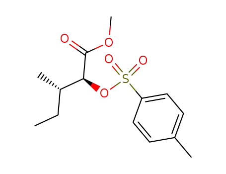 Pentanoic acid, 3-methyl-2-[[(4-methylphenyl)sulfonyl]oxy]-, methyl ester,
(2S,3S)-