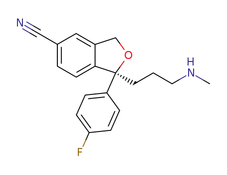 Molecular Structure of 144010-85-5 (R-DESMETHYLCITALOPRAM)