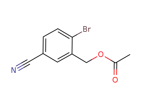 2-bromo-5-cyanobenzyl acetate