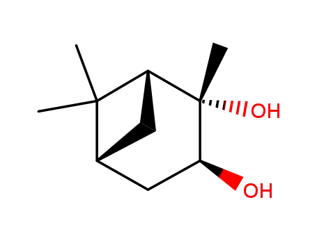 Molecular Structure of 22466-73-5 ((1<i>S</i>,2<i>S</i>,3<i>S</i>)-pinane-2,3-diol)