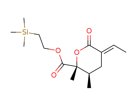 (4R,5R)-5-<<2-(Trimethylsilyl)ethoxy>carbonyl>-4,5-dimethyl-2(E)-ethylidene-5-pentanolide