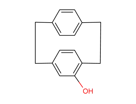 Molecular Structure of 157018-15-0 (RACEMIC-4-HYDROXY[2,2]PARACYCLOPHANE)