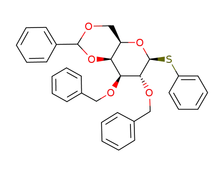 phenyl 2,3-di-O-benzyl-4,6-di-O-benzylidene-1-thio-β-D-galactopyranoside