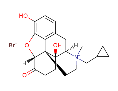 17-(Cyclopropylmethyl)-4,5A-Epoxy-3,14-Dihydroxy-17-Methyl-6-Oxomorphinanium Bromide