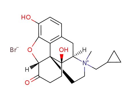 Molecular Structure of 73232-52-7 (Naltrexone methylbromide)