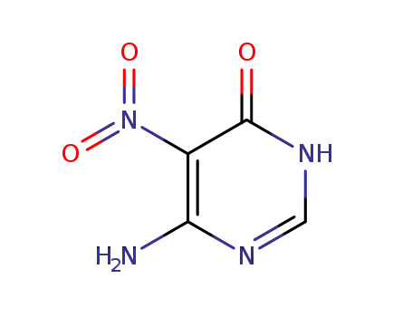 Molecular Structure of 36746-26-6 (6-amino-5-nitropyrimidin-4(1H)-one)