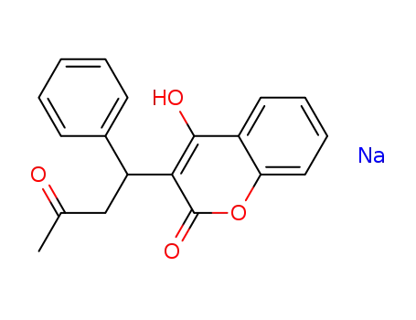 Molecular Structure of 51821-81-9 (WARFARIN SODIUM)