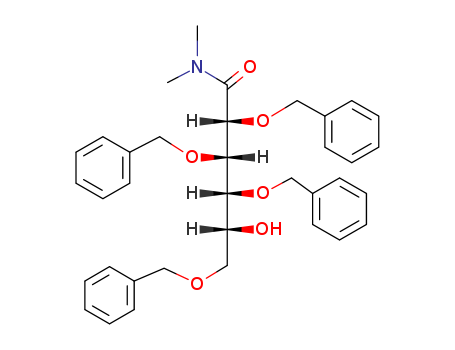 5-hydroxy-N,N-dimethyl-2,3,4,6-tetrakis(phenylmethoxy)hexanamide cas  13096-63-4