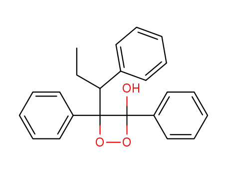3,4-diphenyl-4-(1-phenyl-propyl)-[1,2]dioxetan-3-ol