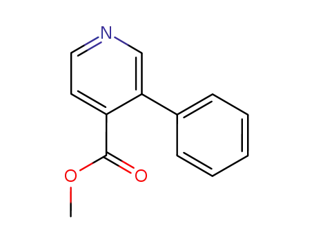 Molecular Structure of 850162-87-7 (3-Phenylpyridine-4-carboxylic acid methyl ester)