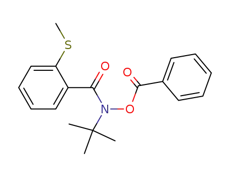 N-Benzoyloxy-N-tert-butyl-2-methylsulfanyl-benzamide